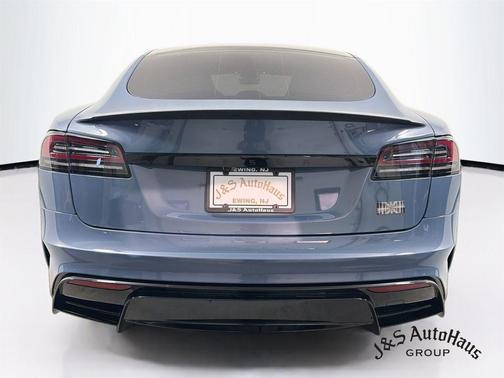 Blue 2026 Tesla Model S Plaid