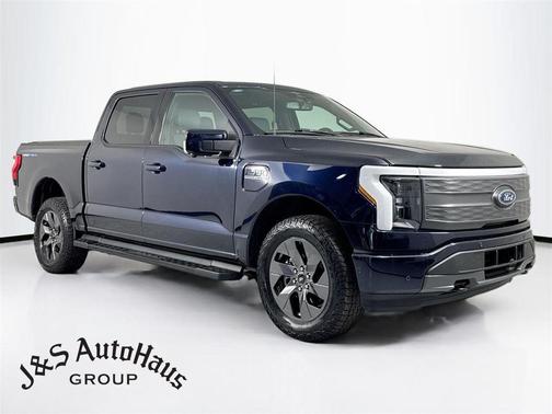 Blue Metallic 2023 Ford F-150 Lightning LARIAT
