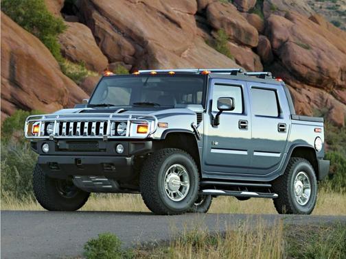 Victory Red 2005 Hummer H2 SUT