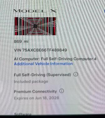 Gray 2026 Tesla Model X Plaid