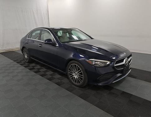 Blue 2023 Mercedes-Benz C-Class C 300 4MATIC