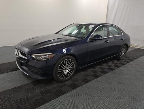 Blue 2023 Mercedes-Benz C-Class C 300 4MATIC