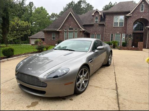 Silver 2008 Aston Martin V8 Vantage