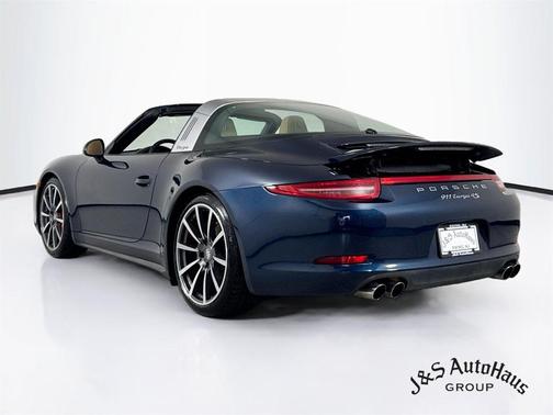 Blue 2015 Porsche 911 Targa 4S