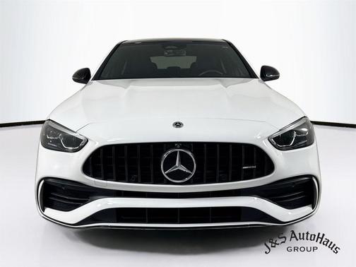 White 2023 Mercedes-Benz AMG C 43 Base 4MATIC