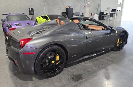 Gray 2015 Ferrari 458 Spider Base