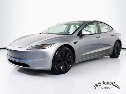 Silver 2025 Tesla Model 3 Long Range