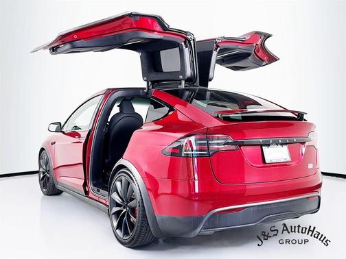 Ultra Red 2024 Tesla Model X Plaid