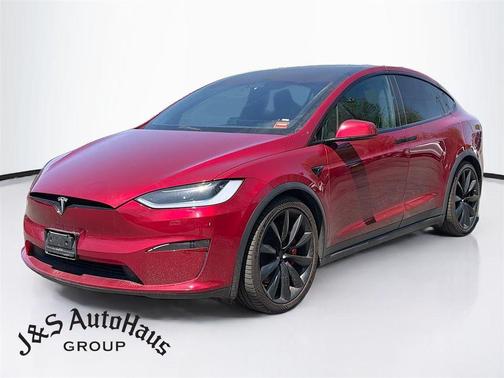 Ultra Red 2024 Tesla Model X Plaid