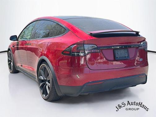 Ultra Red 2024 Tesla Model X Plaid