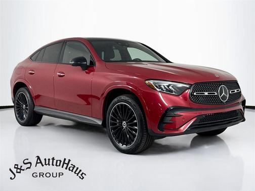 Red 2024 Mercedes-Benz GLC 300 4MATIC Coupe