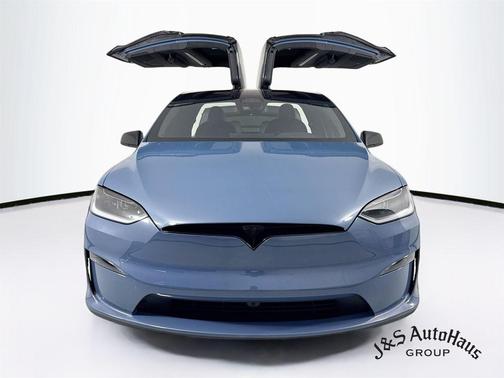 Blue 2026 Tesla Model X Plaid