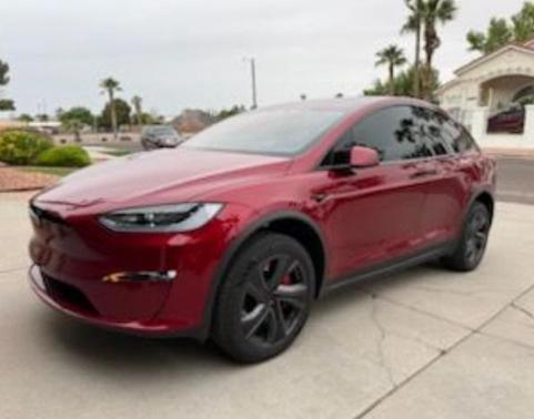 Ultra Red 2026 Tesla Model X Plaid