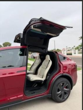 Ultra Red 2026 Tesla Model X Plaid