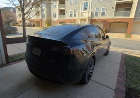 Black 2025 Tesla Model Y Performance