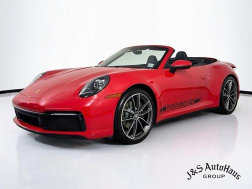 Red 2022 Porsche 911 Carrera