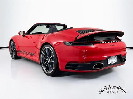 Red 2022 Porsche 911 Carrera