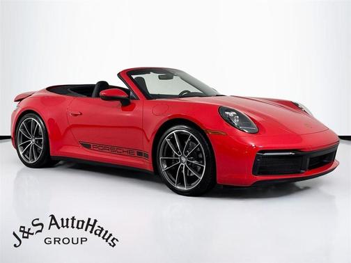 Red 2022 Porsche 911 Carrera