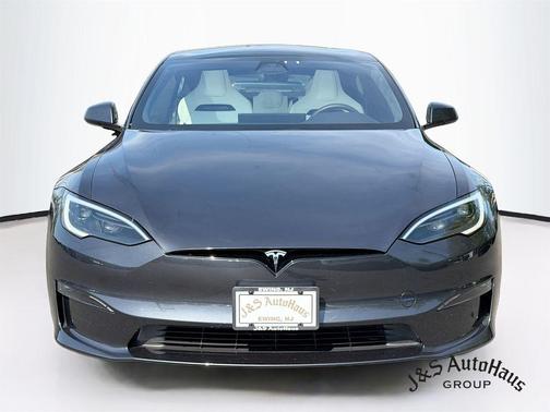 Gray 2025 Tesla Model S Plaid