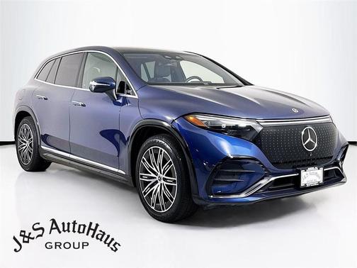 Blue 2023 Mercedes-Benz EQS 450 Base 4MATIC