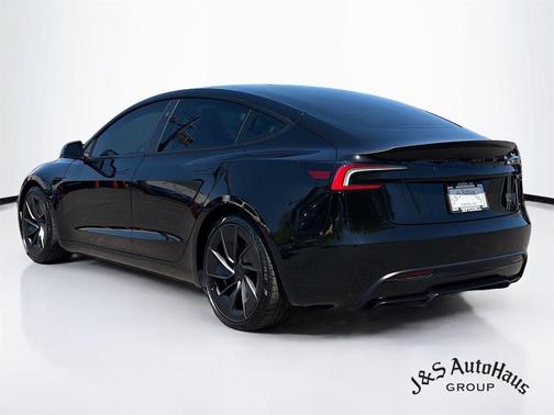 Black 2025 Tesla Model 3 Long Range