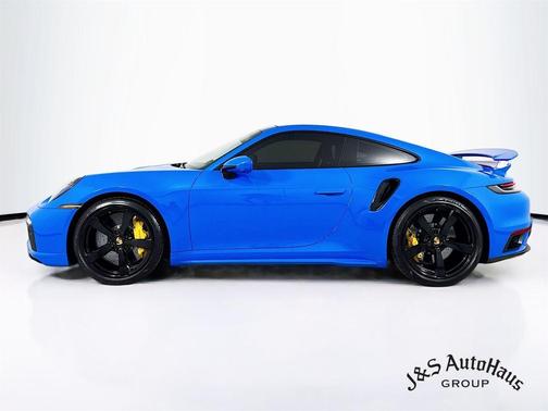 Blue 2022 Porsche 911 Turbo S