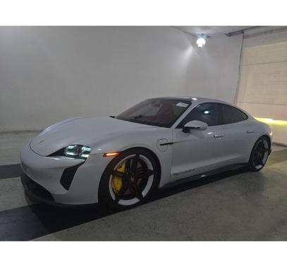 Ice Grey Metallic 2021 Porsche Taycan Turbo S