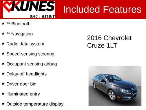 2016 Chevrolet Cruze Limited 1LT