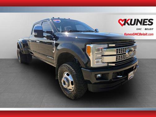Shadow Black 2018 Ford F-350 Platinum