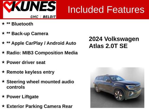2024 Volkswagen Atlas 2.0T SE w/Technology 4MOTION
