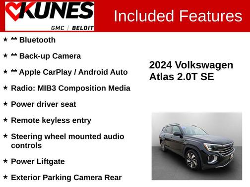 2024 Volkswagen Atlas 2.0T SE w/Technology 4MOTION