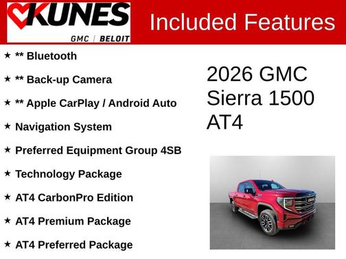 2026 GMC Sierra 1500 AT4