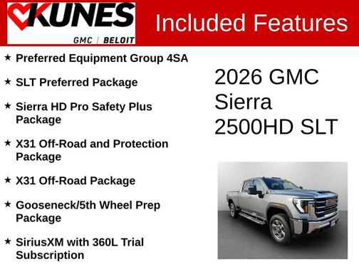 Sterling Metallic 2026 GMC Sierra 2500 SLT