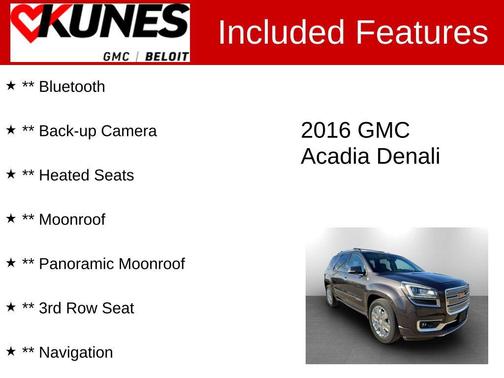 2016 GMC Acadia Denali