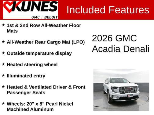 2026 GMC Acadia Denali