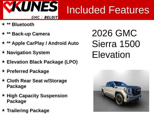 2026 GMC Sierra 1500 Elevation