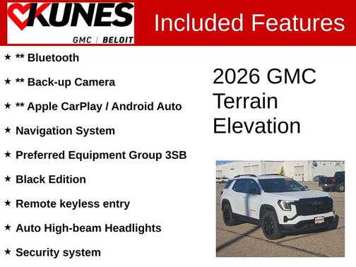2026 GMC Terrain AWD Elevation
