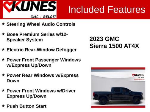 2023 GMC Sierra 1500 AT4X