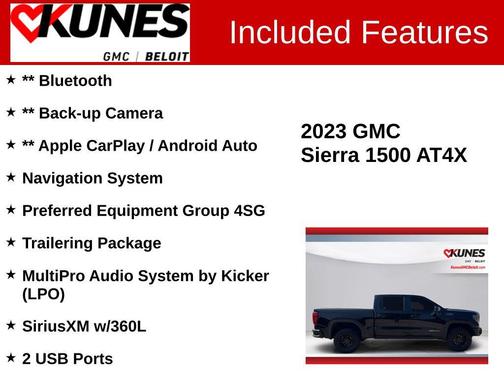 2023 GMC Sierra 1500 AT4X