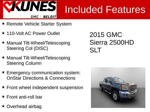 Iridium Metallic 2015 GMC Sierra 2500 SLT