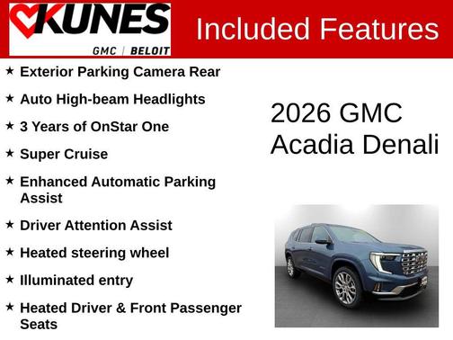2026 GMC Acadia Denali