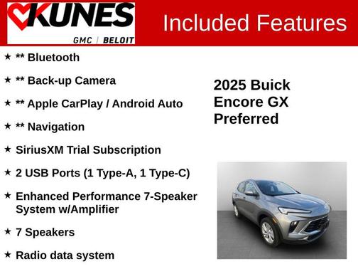 Moonstone Gray Metallic 2025 Buick Encore GX Preferred