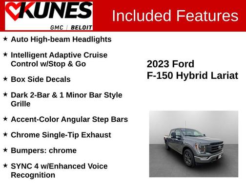 Carbonized Gray Metallic 2023 Ford F-150 Lariat