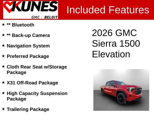 2026 GMC Sierra 1500 Elevation