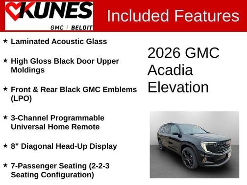 2026 GMC Acadia Elevation AWD