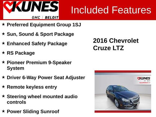 2016 Chevrolet Cruze Limited LTZ