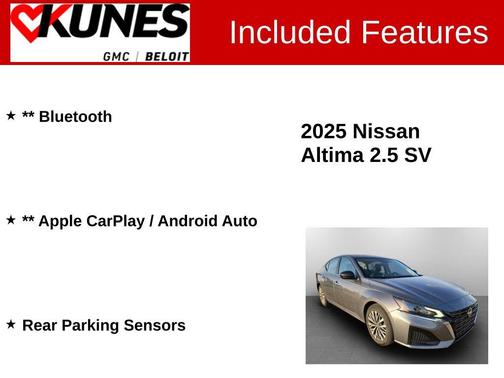 Gun Metallic 2025 Nissan Altima 2.5 SV