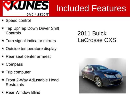 2011 Buick LaCrosse CXS