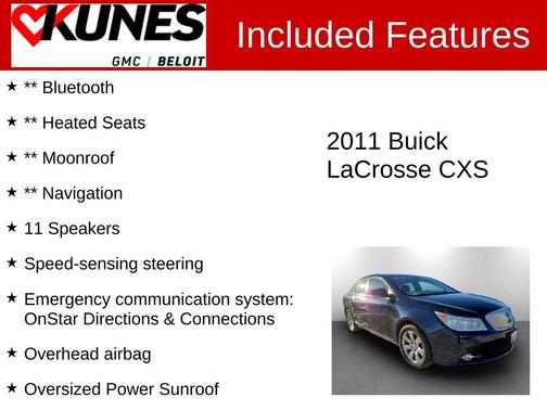 2011 Buick LaCrosse CXS