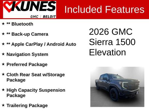 2026 GMC Sierra 1500 Elevation